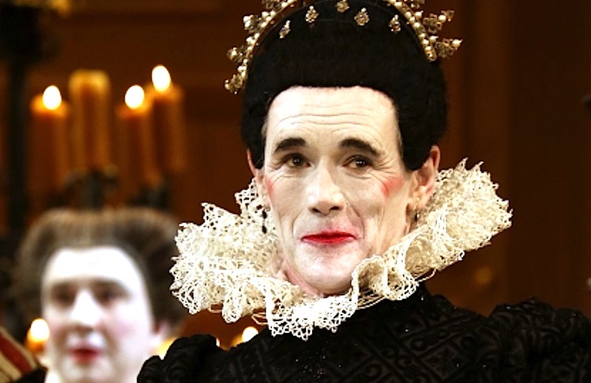 Mark Rylance as Olivia in the Globe Theatre’s production of Shakespeare’s Twelfth Night.