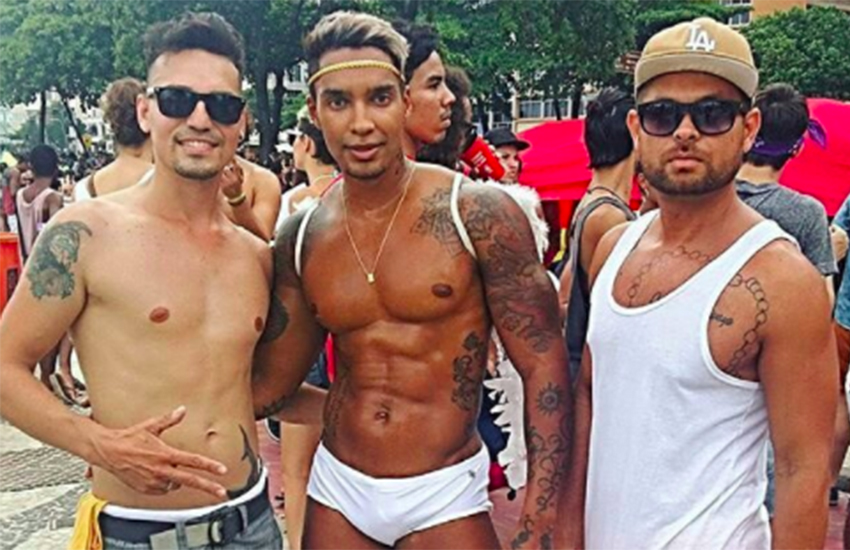 Not just the sun was hot at Rio Pride.