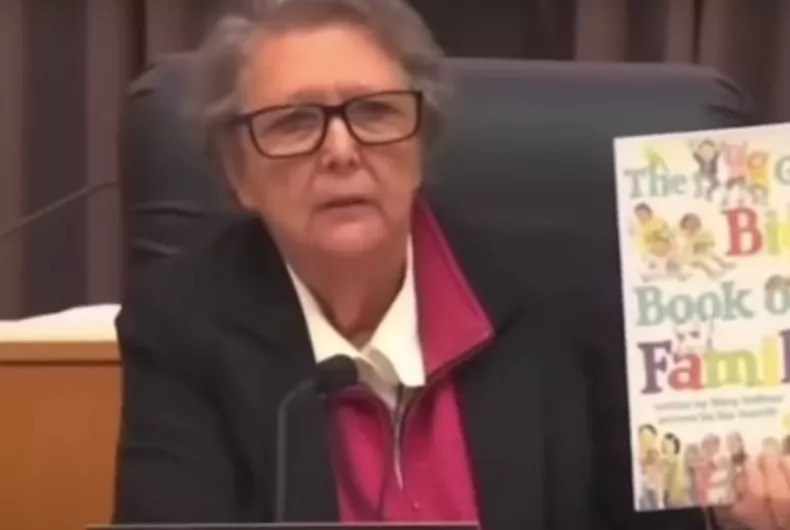 At a recent meeting, lesbian Los Angeles School Board President Jackie Goldberg screamed while condemning anti-LGBTQ+ activists who violently protested a children’s book outside an elementary school last week. She […]