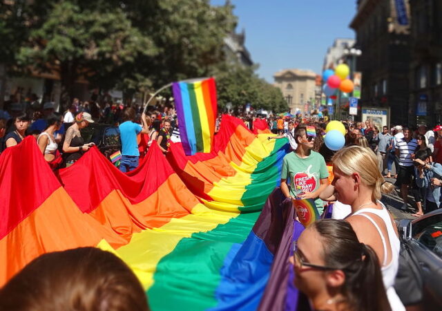 Hundreds of demonstrators unfurled a 200-foot rainbow banner in front of the Utah state capitol in Salt Lake City on Friday in protest of a H.B. 77, bill that would […]